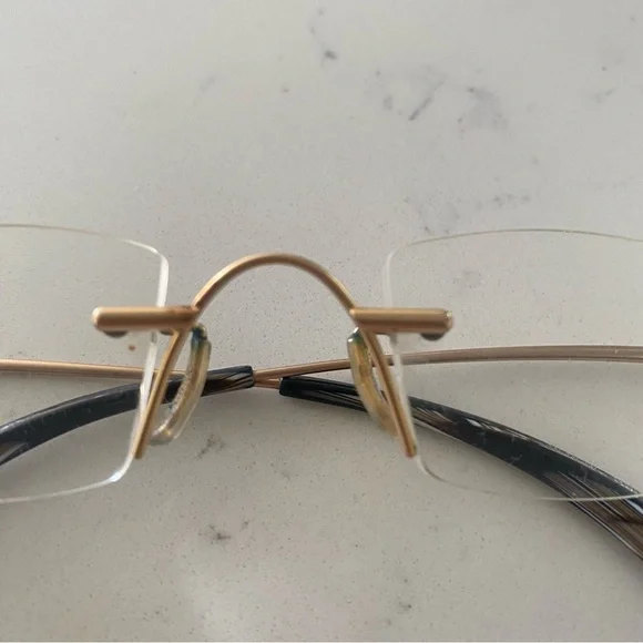 BUGATTI 356 10 LODOTYPE RIMLESS DESIGNER FRAME MEN Clear Eyeglasses